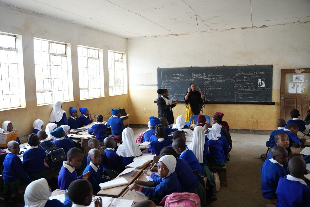 A full classroom at Meru Primary