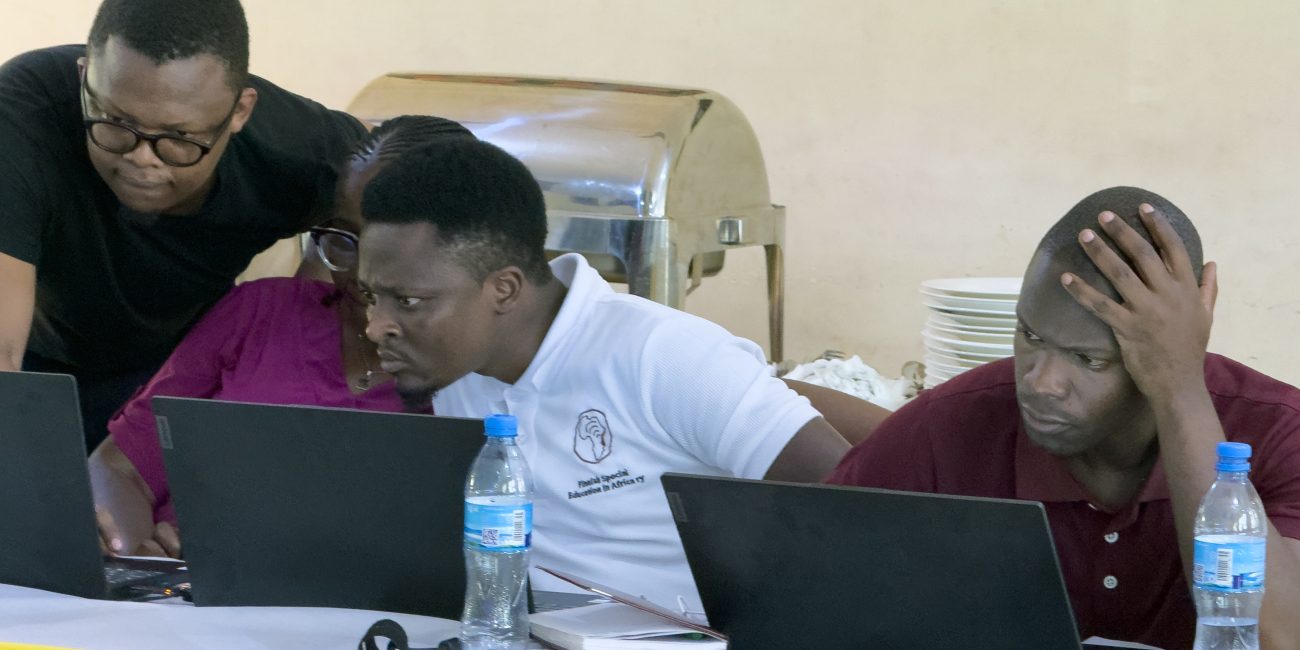 Christopher Oswald guiding participants